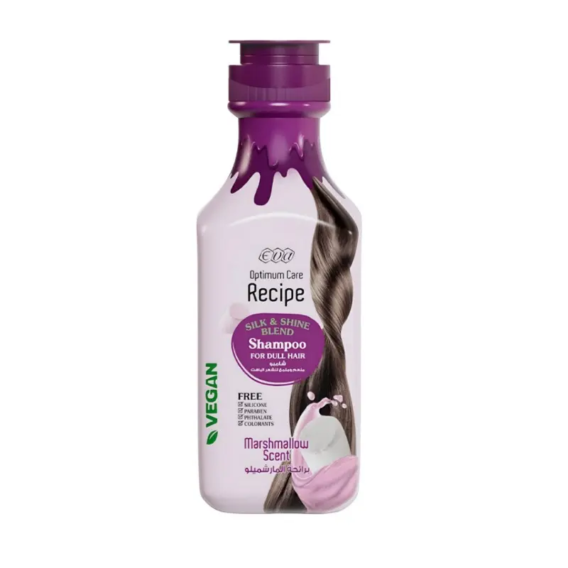 Eva Optimum Care Recipe Silk & Shine Blend Shampoo Marshmallow Scent 350ml