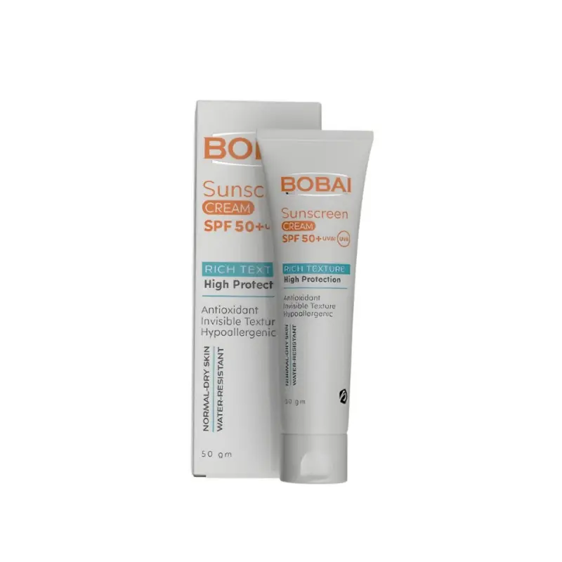 Bobai Sunscreen Cream SPF+50 High Protection 