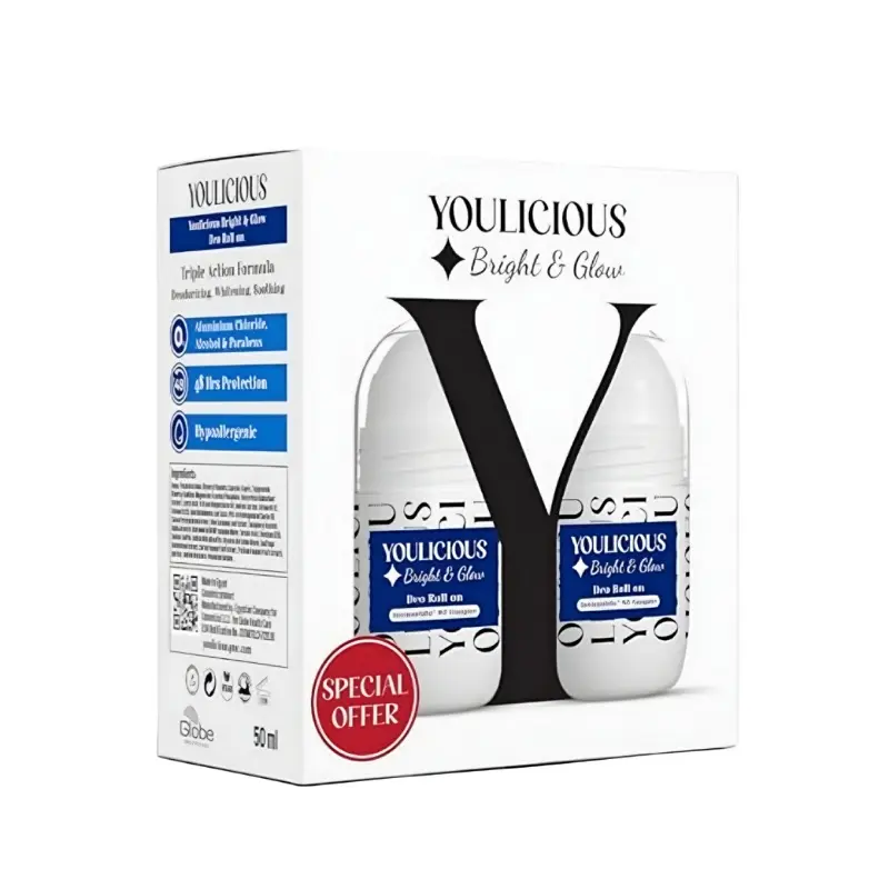 [PM0S000012] Youlicious Deodorant Roll 50 ml 1+1 (Bright & Glow)